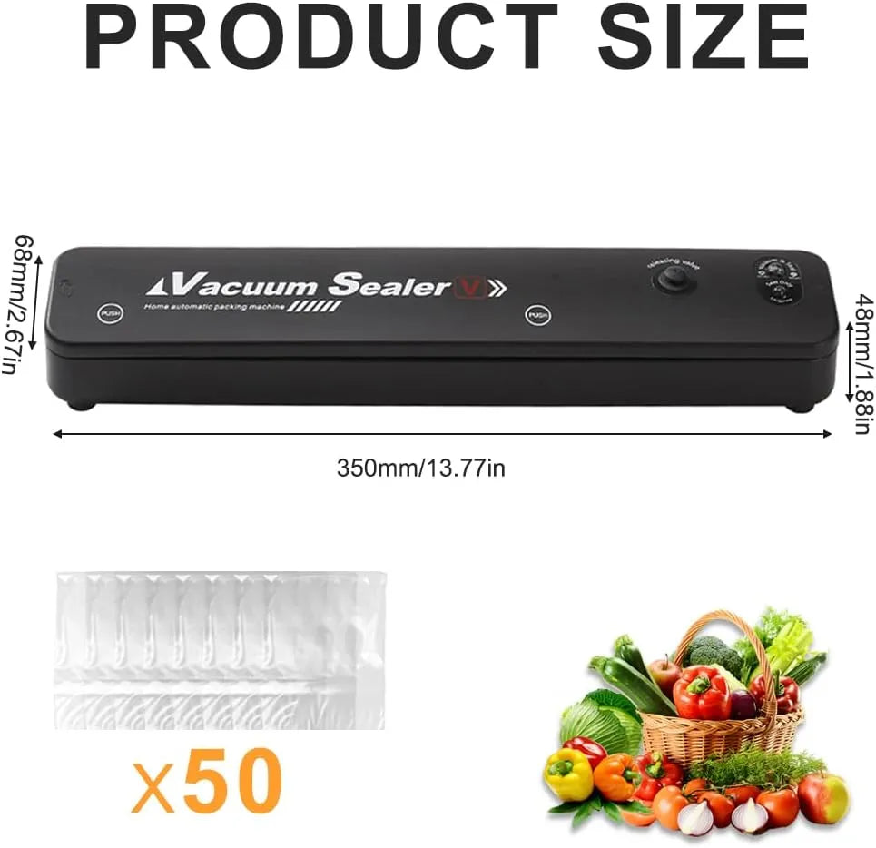 جهاز تغليف وتفريغ هواء أوتوماتيكي لحفظ الأطعمة طازجة لأطول مدة