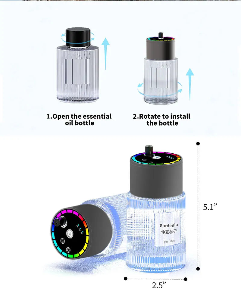 Smart Diffuseur Ciel Étoilé – Parfum Voiture Élégant