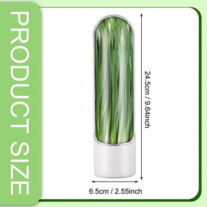 حافظة خضر وأعشاب طازجة مع خزان ماء - للحفاظ على النكهة لأيام أطول