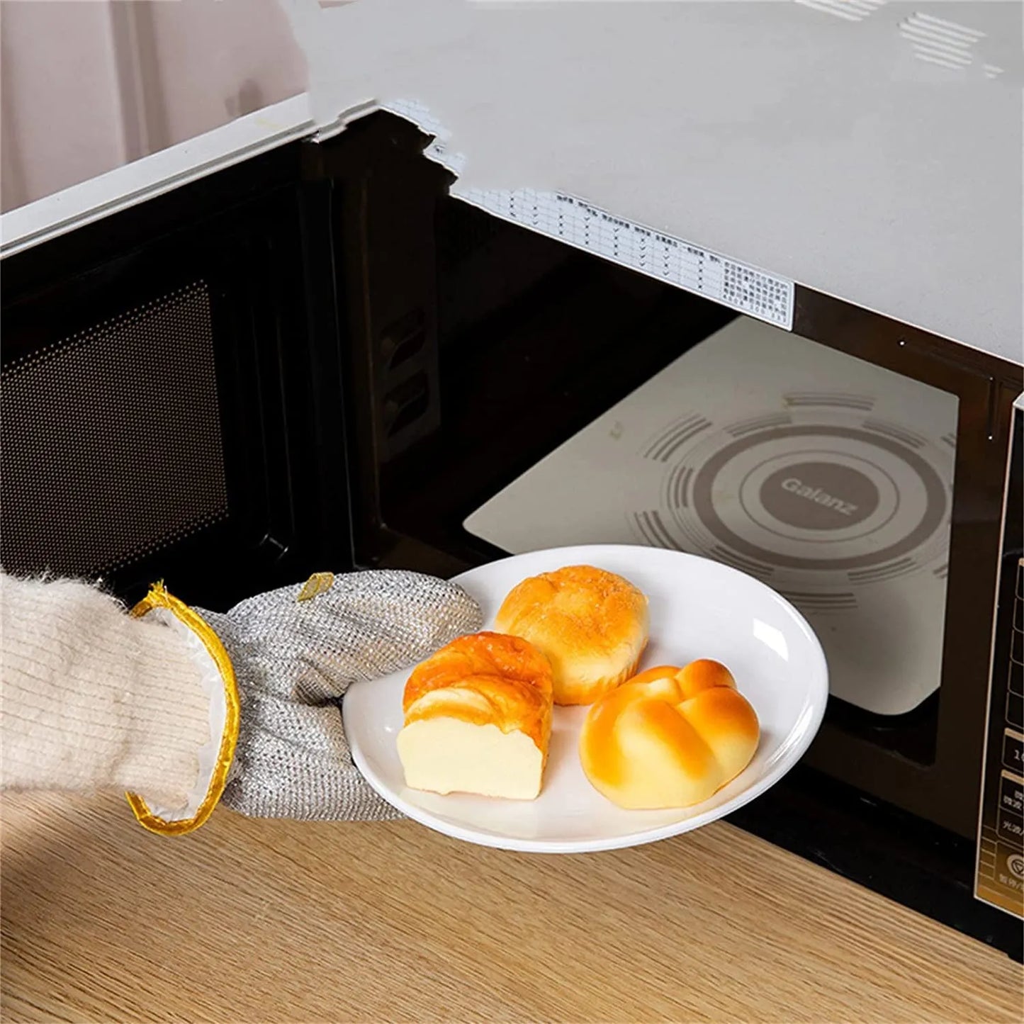 قفازات مطبخ سلكية مقاومة للحرارة والماء – حماية كاملة لليدين