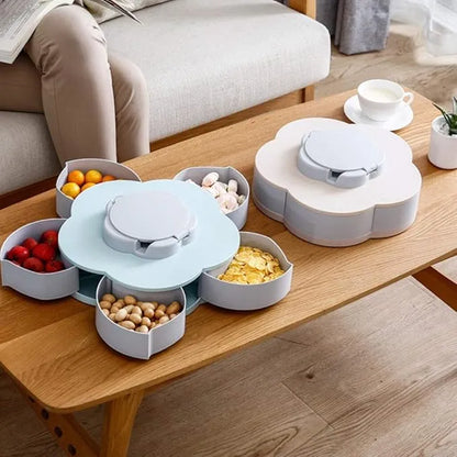 Boîte à Snacks avec 5 compartiments - Rotative 360°