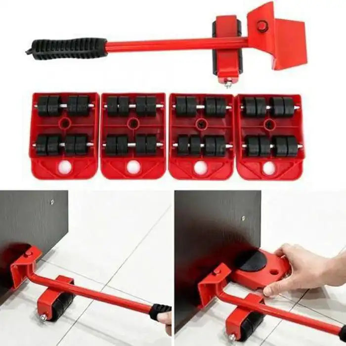 Kit Complet (5pc) de Levage et Transport pour Maison Sans Effort