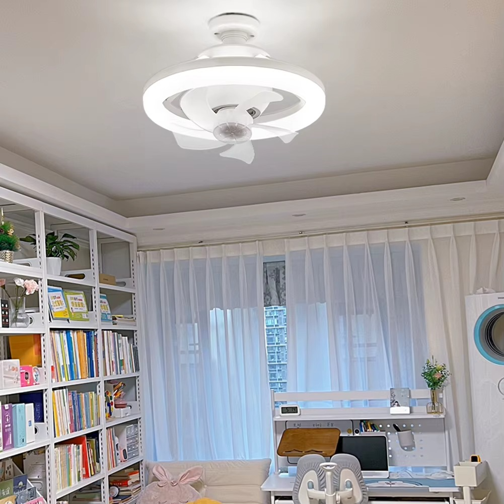 Ventilateur de Plafond avec Éclairage LED et Télécommande Intelligente ( 2x1 )