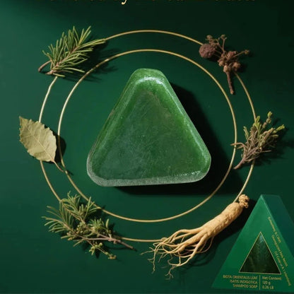 صابونة شامبو  الاصلي بسبع أعشاب لتقوية الشعر ومكافحة القشرة