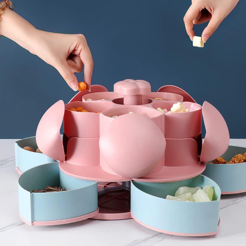 Boîte à Snacks Rotative 360° Pratique et Élégante