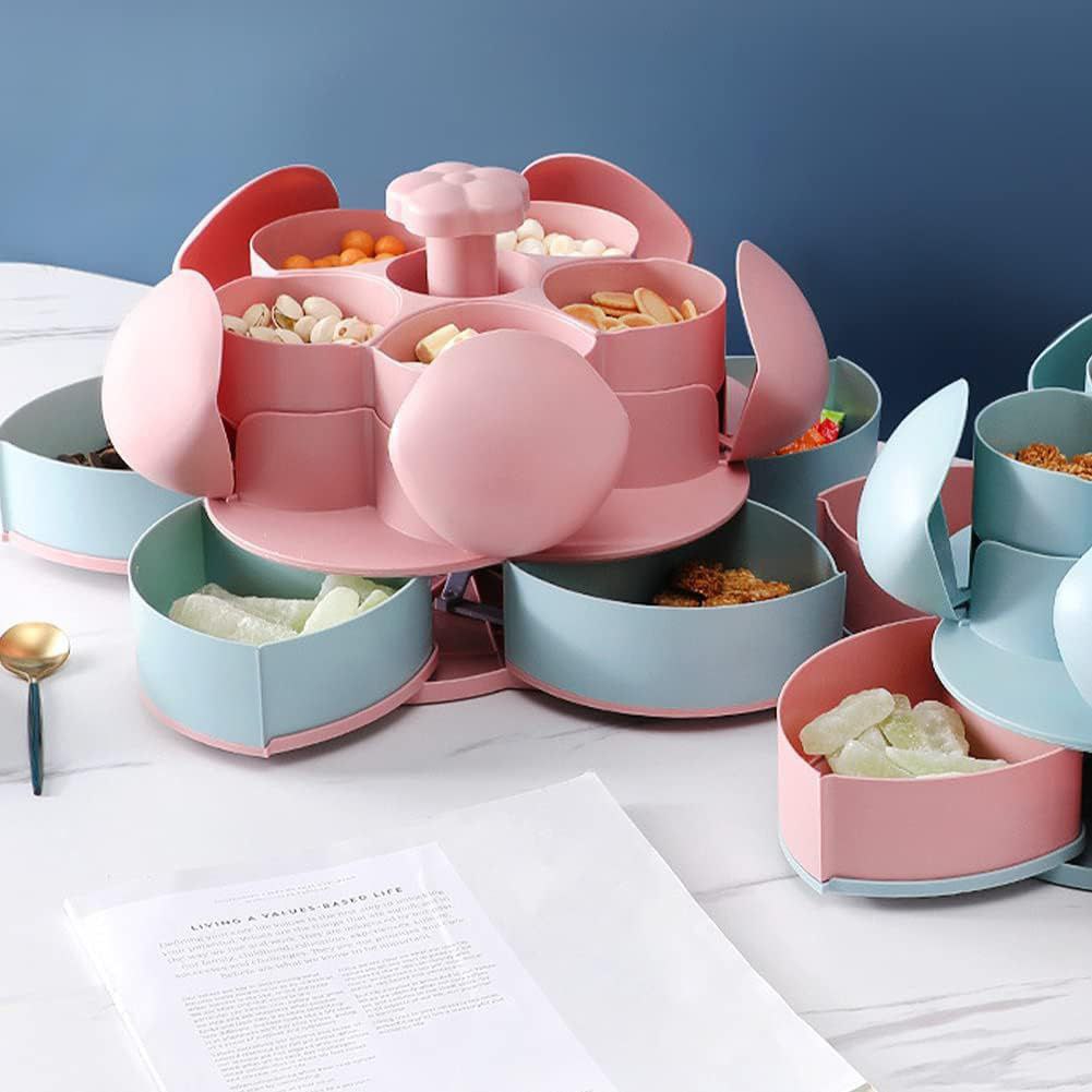 Boîte à Snacks Rotative 360° Pratique et Élégante