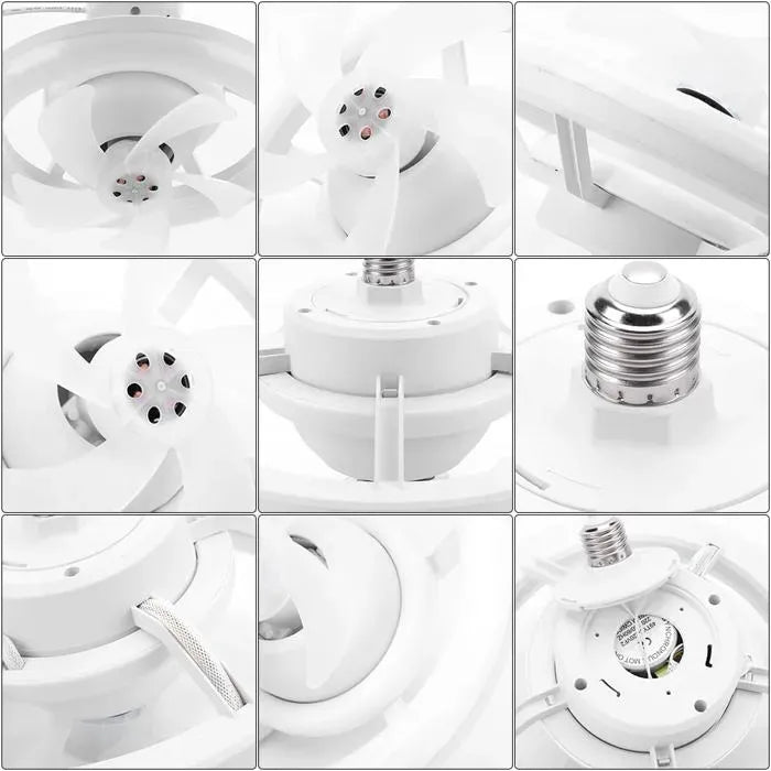 Ventilateur de Plafond avec Éclairage LED et Télécommande Intelligente ( 2x1 )